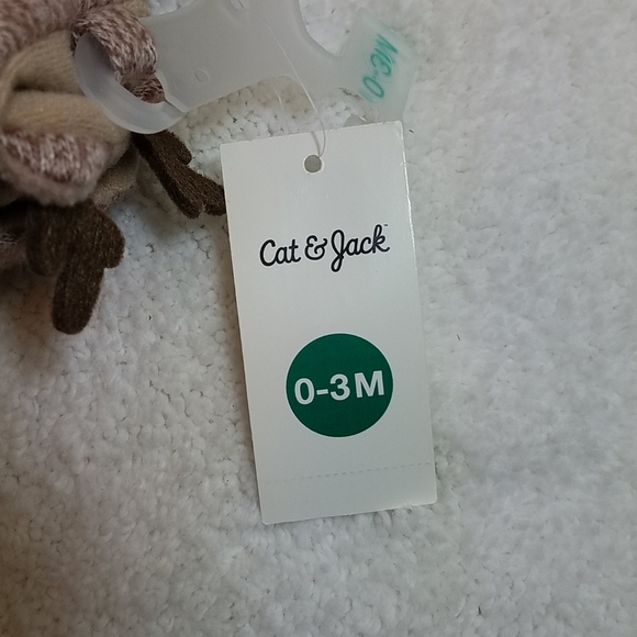 *5/$20* Cat & Jack Infant Reindeer Booties - Picture 5 of 6